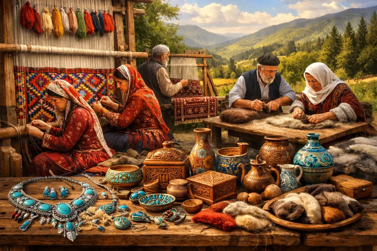 صنایع دستی استان گلستان