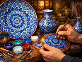 آشنایی با هنر مینا کاری