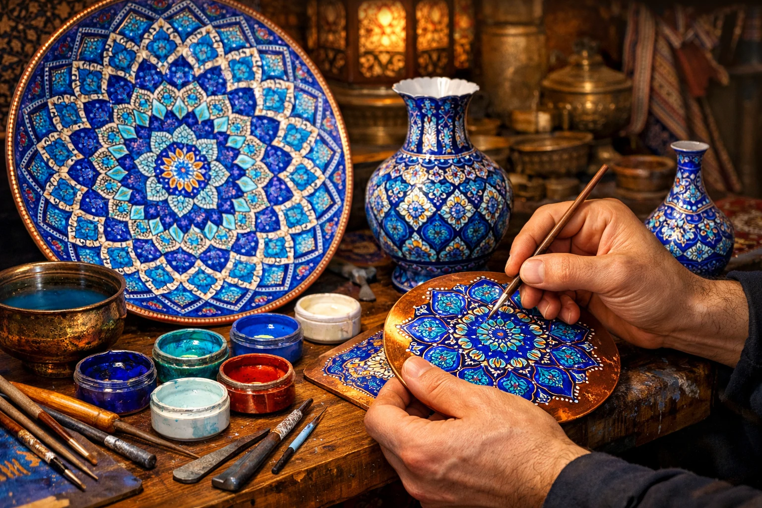 آشنایی با هنر مینا کاری