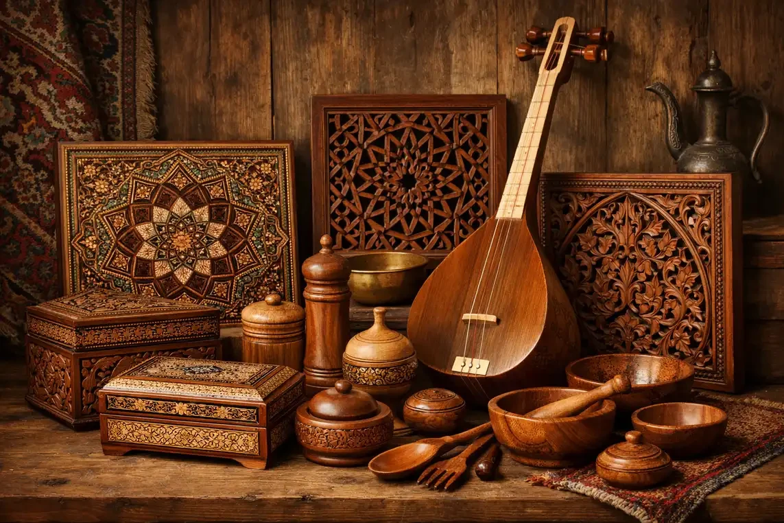 آشنایی با صنایع دستی چوبی ایران