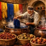 رنگ رزی سنتی و فرآیند اجرای آن