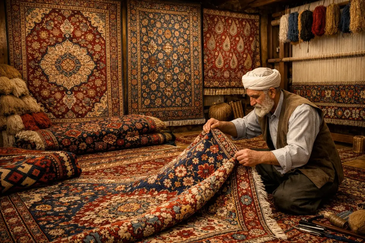 آشنایی با انواع طرح‌های فرش ایرانی