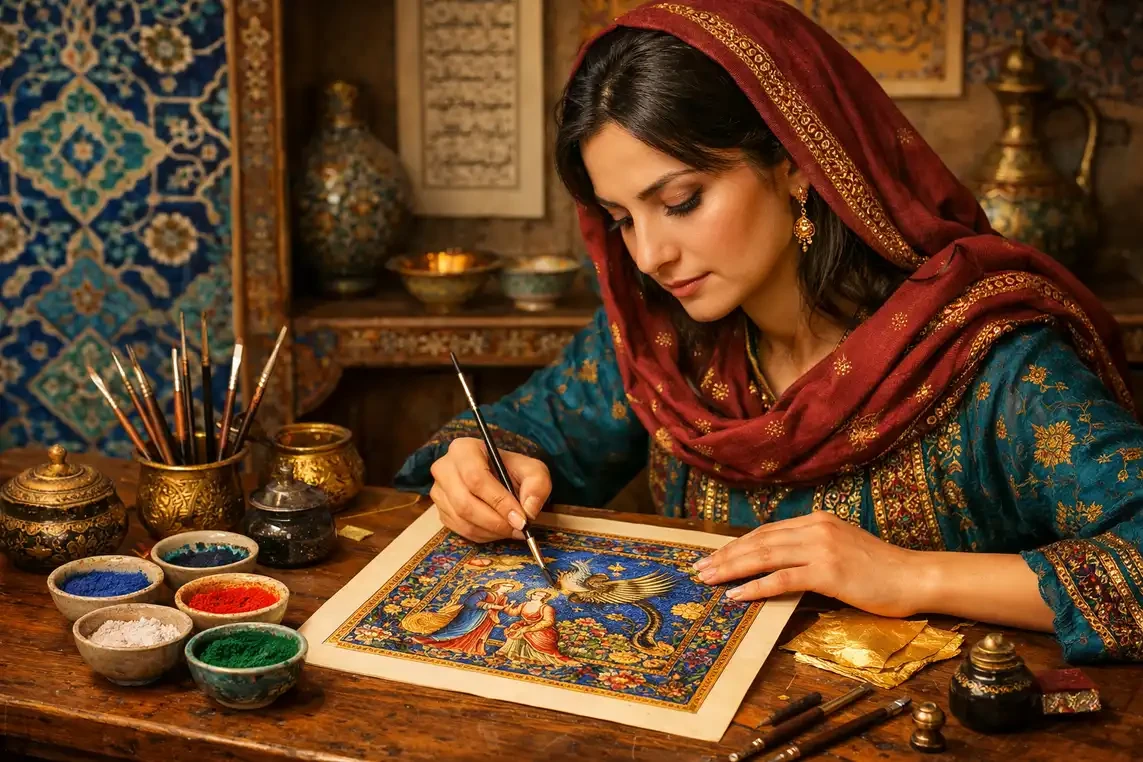 آشنایی با نقاشی مینیاتوری