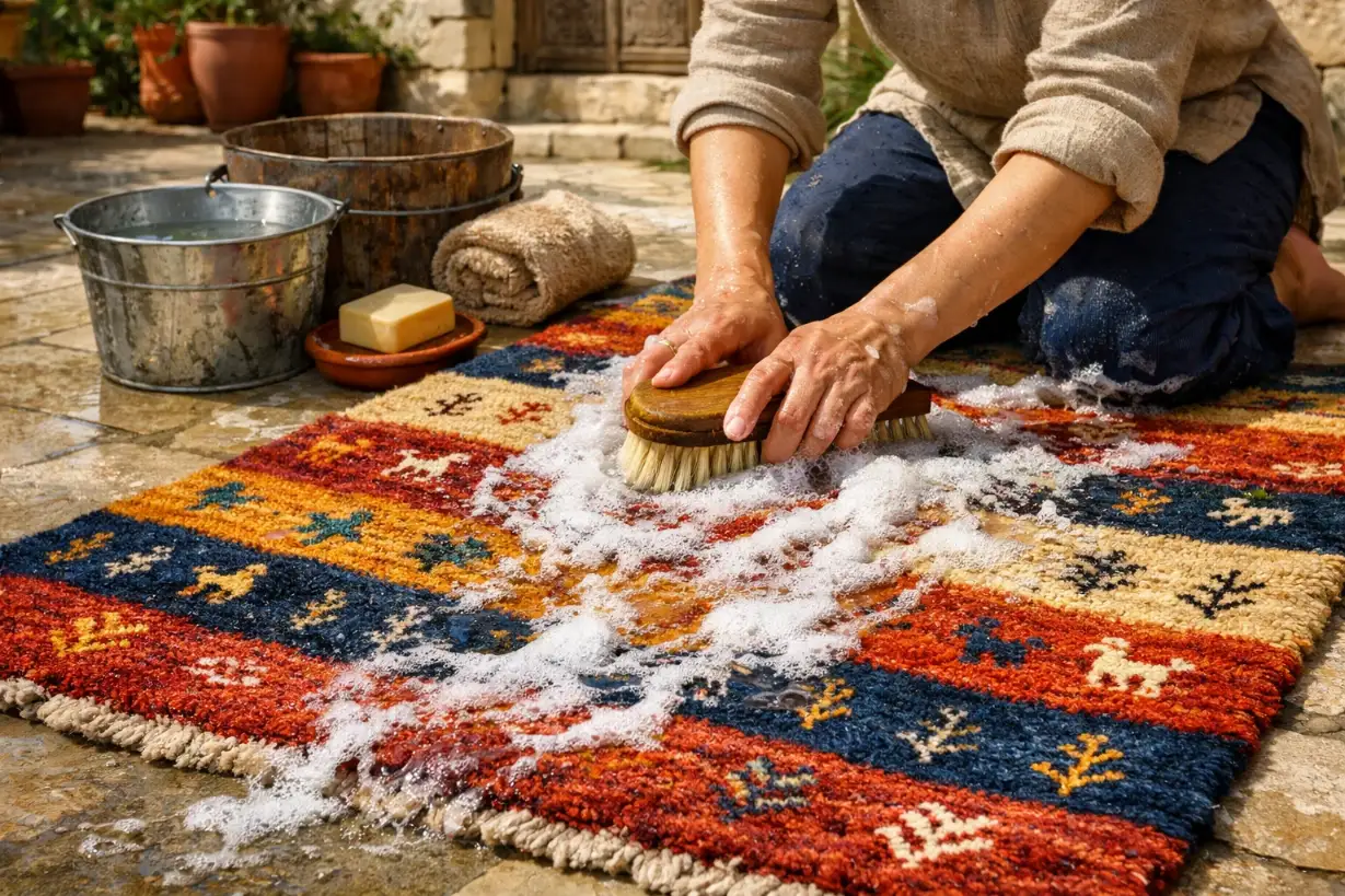 نگهداری و شستشوی گبه