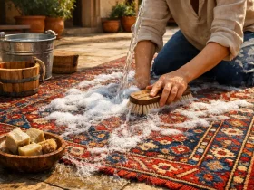 نگهداری و شستشوی فرش دستباف
