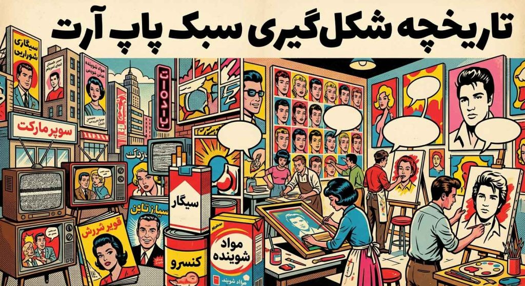 تاریخچه شکل‌گیری سبک پاپ آرت