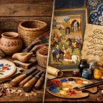 فرق صنایع دستی و هنر های سنتی در چیست؟