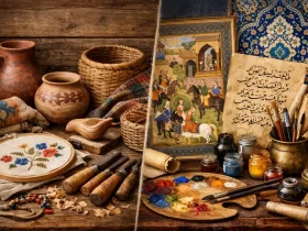 فرق صنایع دستی و هنر های سنتی در چیست؟