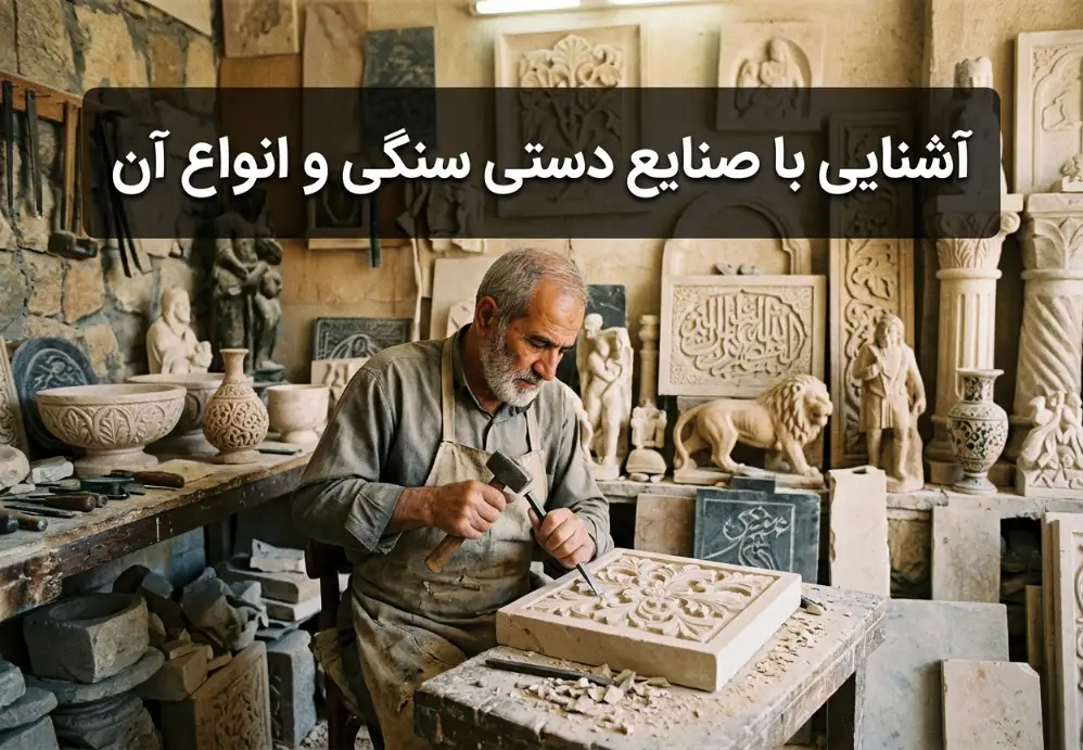 آشنایی با صنایع دستی سنگی