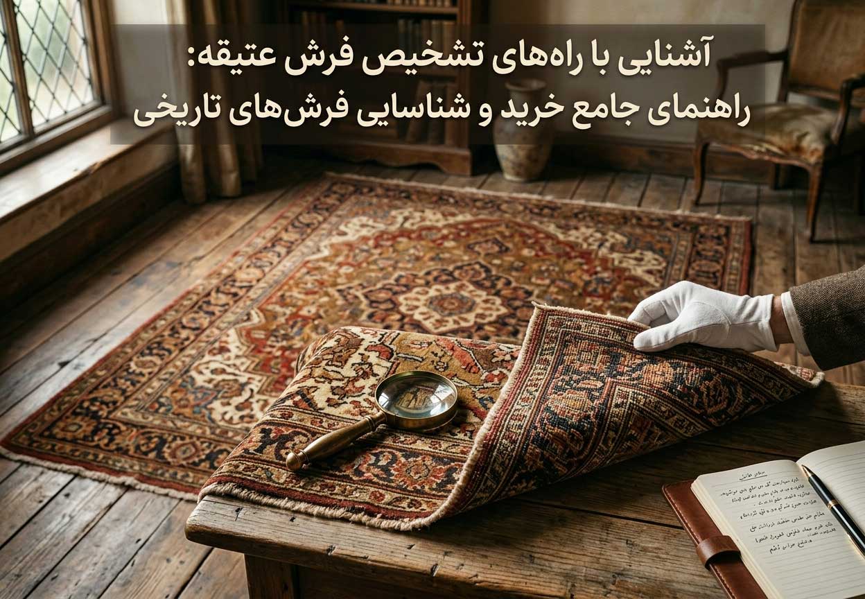 آشنایی با راه‌های تشخیص فرش عتیقه