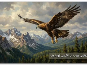 نقاشی عقاب اثر آلکسی کوماروف