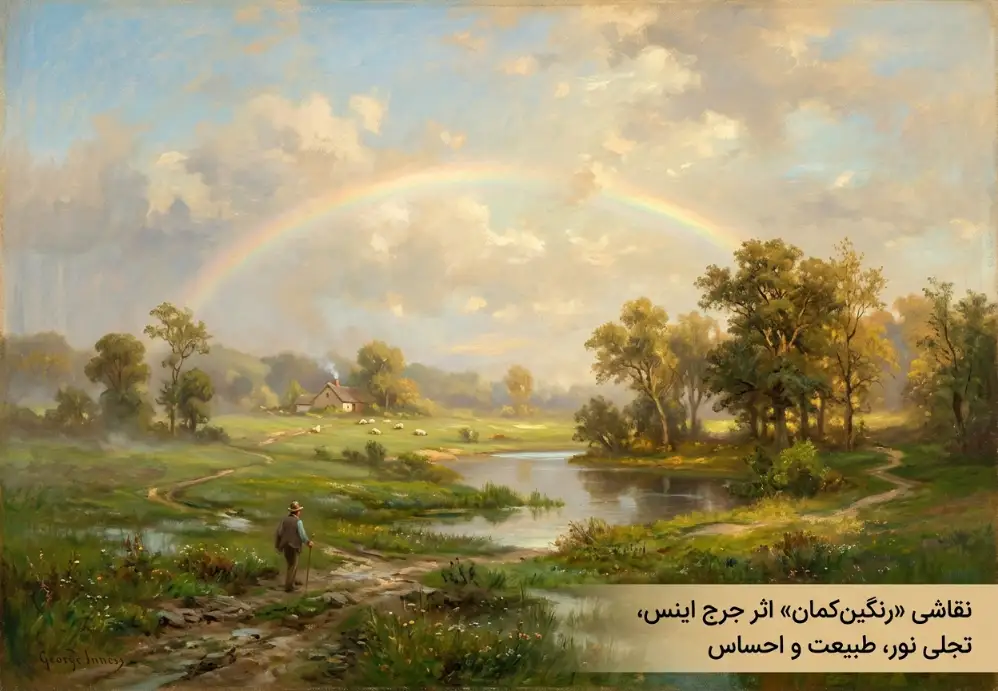 نقاشی «رنگین‌کمان» اثر جرج اینس