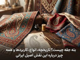 بته جقه چیست؟ تاریخچه، انواع، کاربردها و همه چیز درباره این نقش اصیل ایرانی