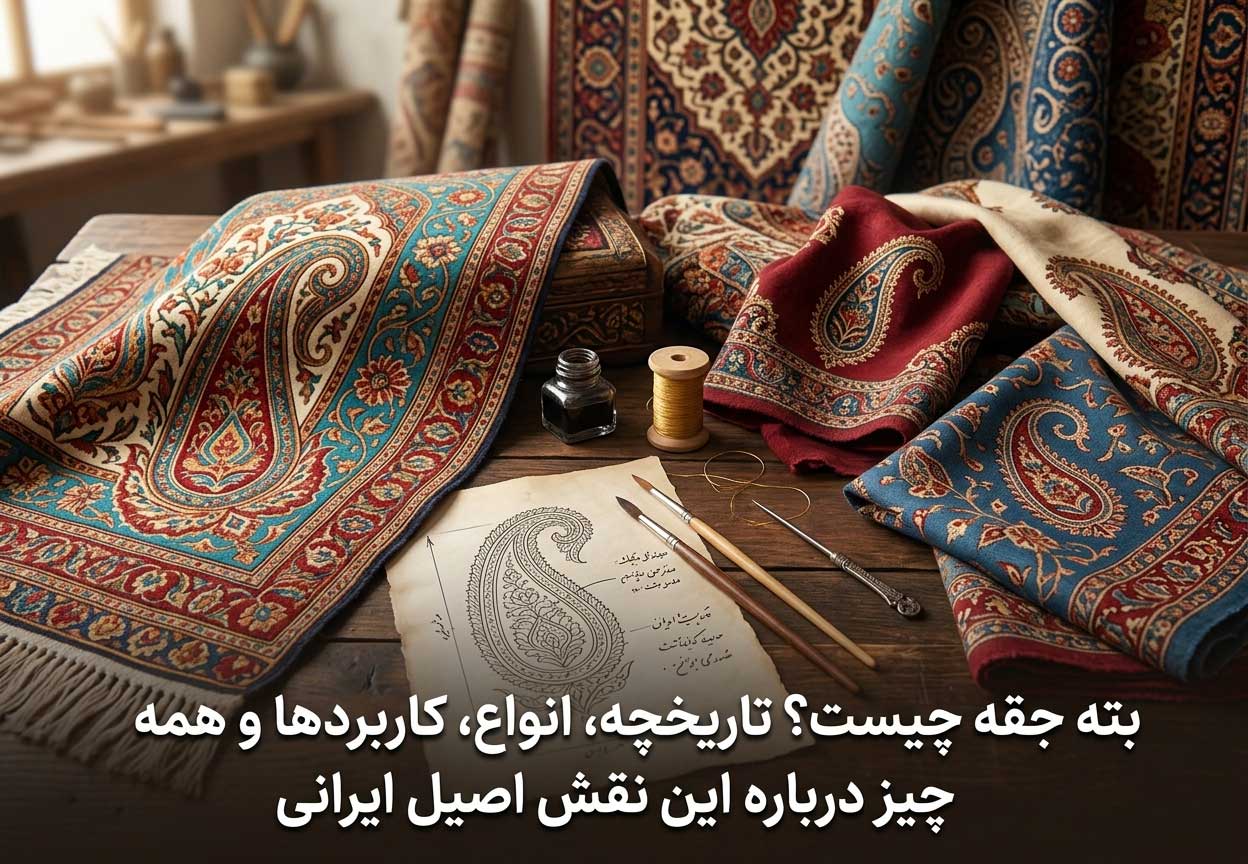 بته جقه چیست؟ تاریخچه، انواع، کاربردها و همه چیز درباره این نقش اصیل ایرانی