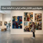 معروف‌ترین نقاشان معاصر ایرانی؛ زندگینامه، سبک