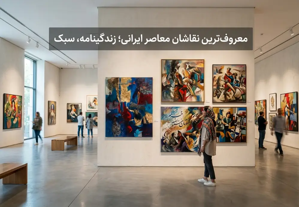 معروف‌ترین نقاشان معاصر ایرانی؛ زندگینامه، سبک