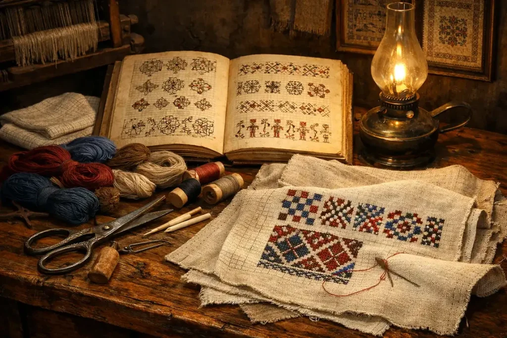 تاریخچه هنر شماره دوزی