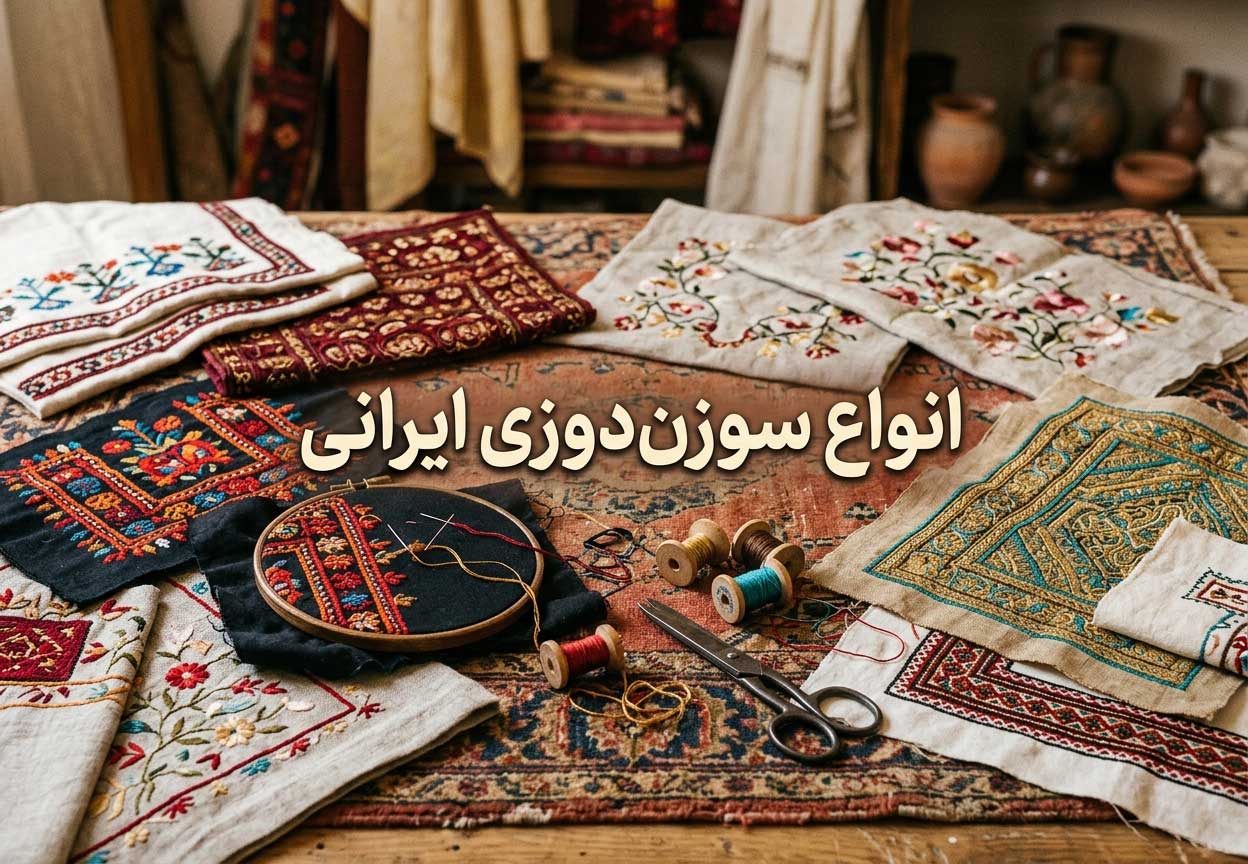 انواع سوزن‌دوزی ایرانی