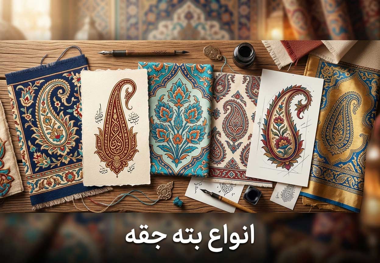 انواع بته جقه