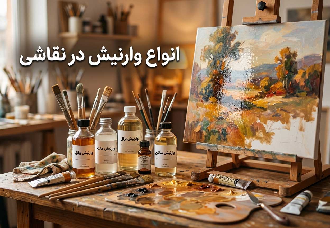 انواع وارنیش در نقاشی