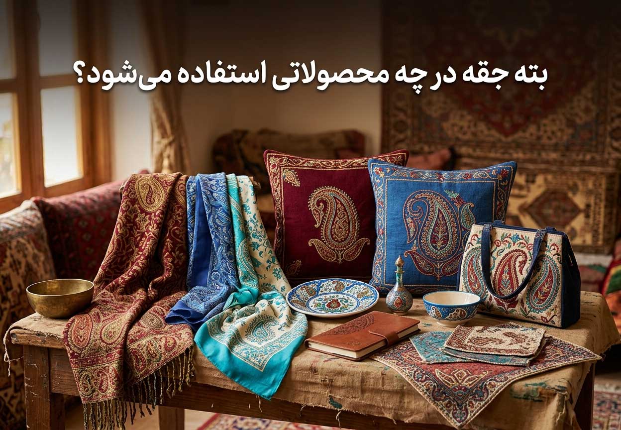 بته جقه در چه محصولاتی استفاده می‌شود؟