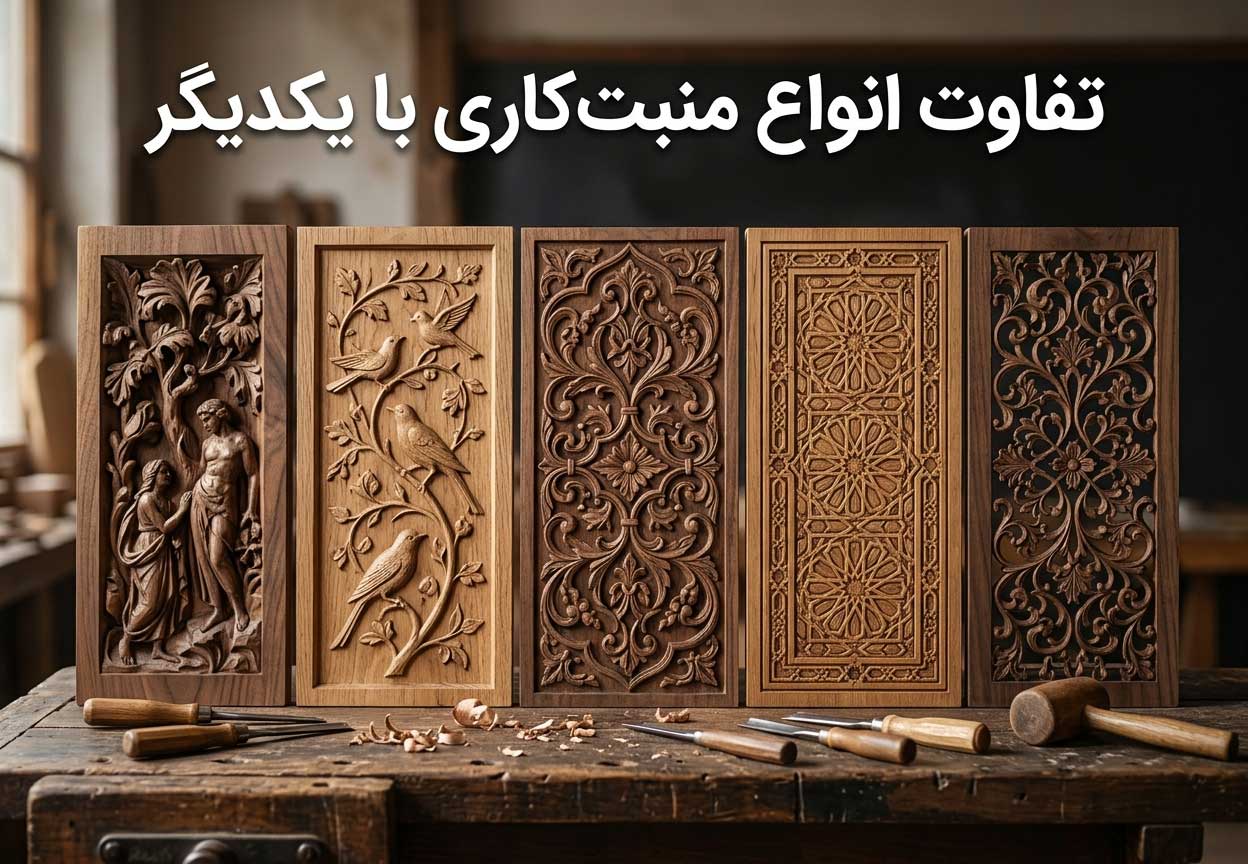 تفاوت انواع منبت‌کاری با یکدیگر
