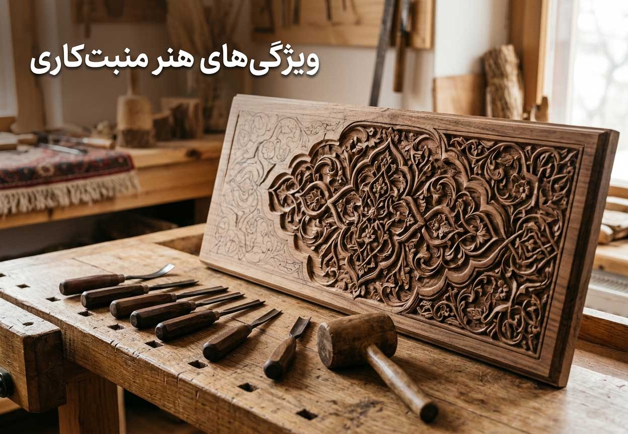 ویژگی‌های هنر منبت‌کاری