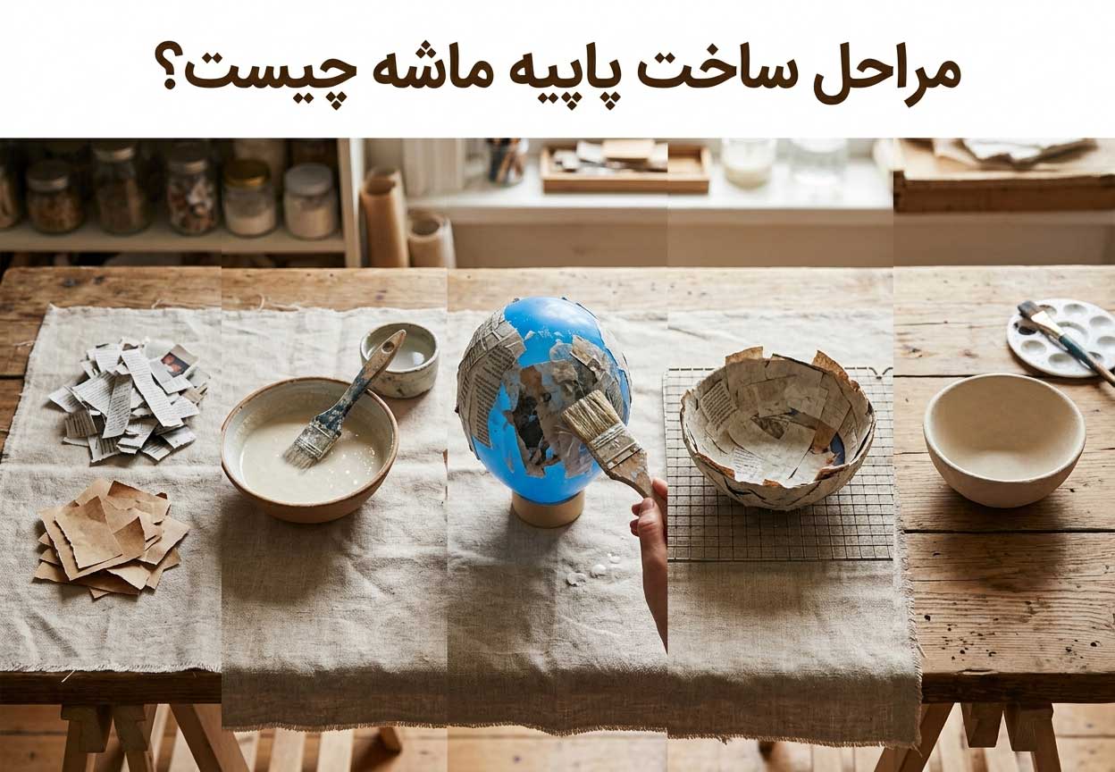 مراحل ساخت پاپیه ماشه چیست؟