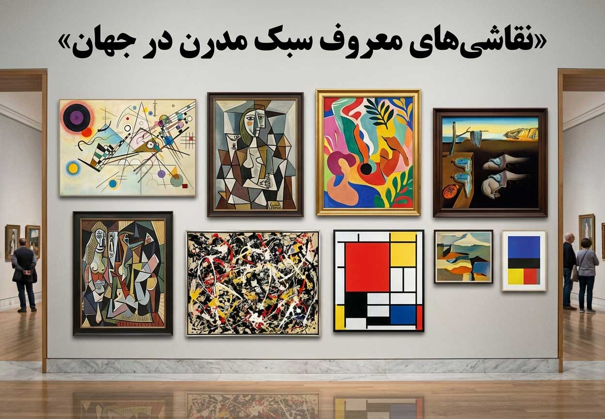 نقاشی‌های معروف سبک مدرن در جهان