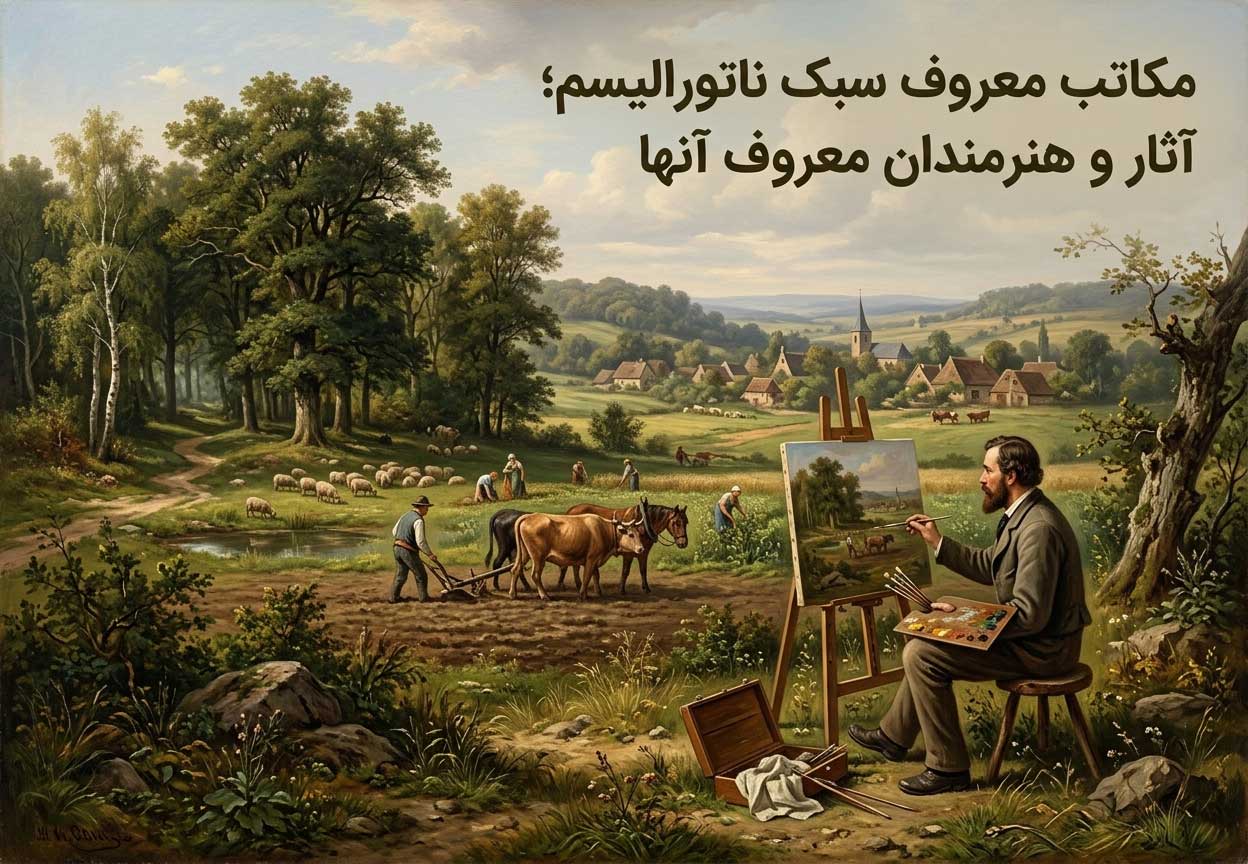 مکاتب معروف سبک ناتورالیسم؛ آثار و هنرمندان معروف آنها