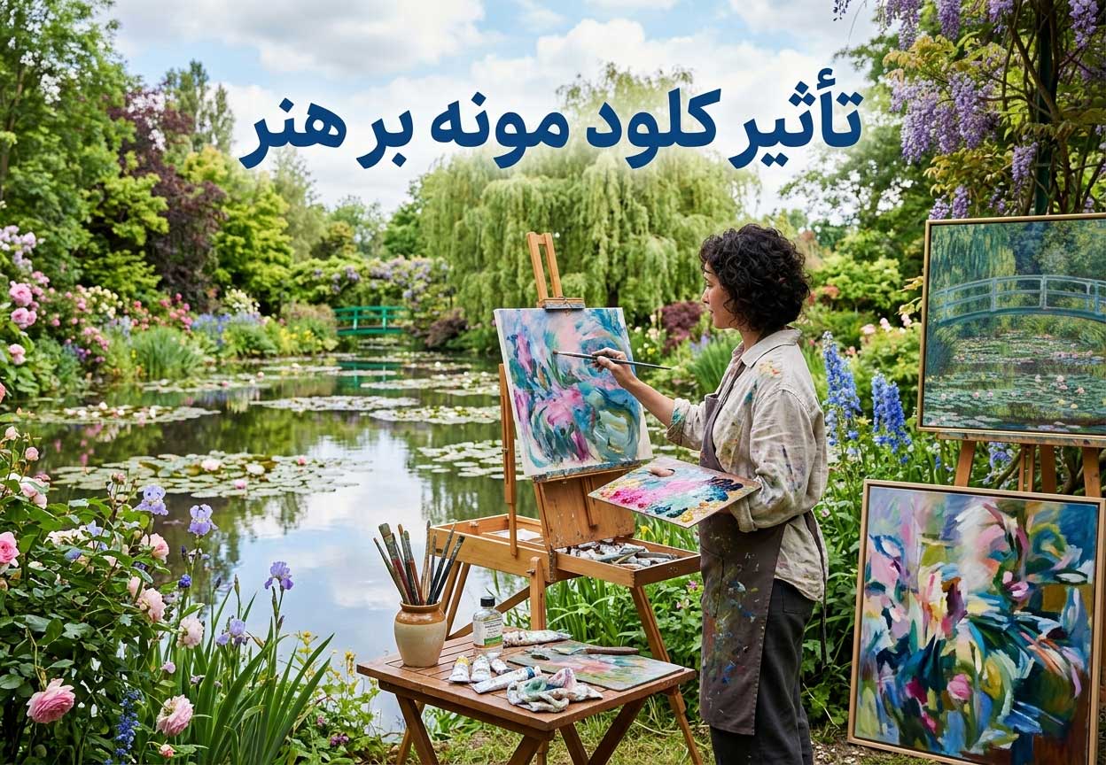 تأثیر کلود مونه بر هنر