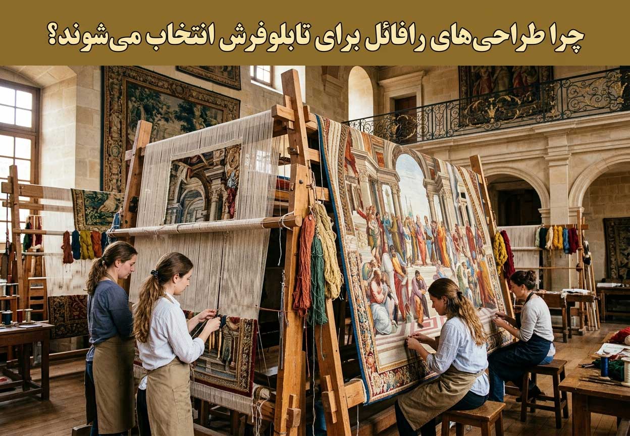 چرا طراحی‌های رافائل برای تابلوفرش انتخاب می‌شوند؟