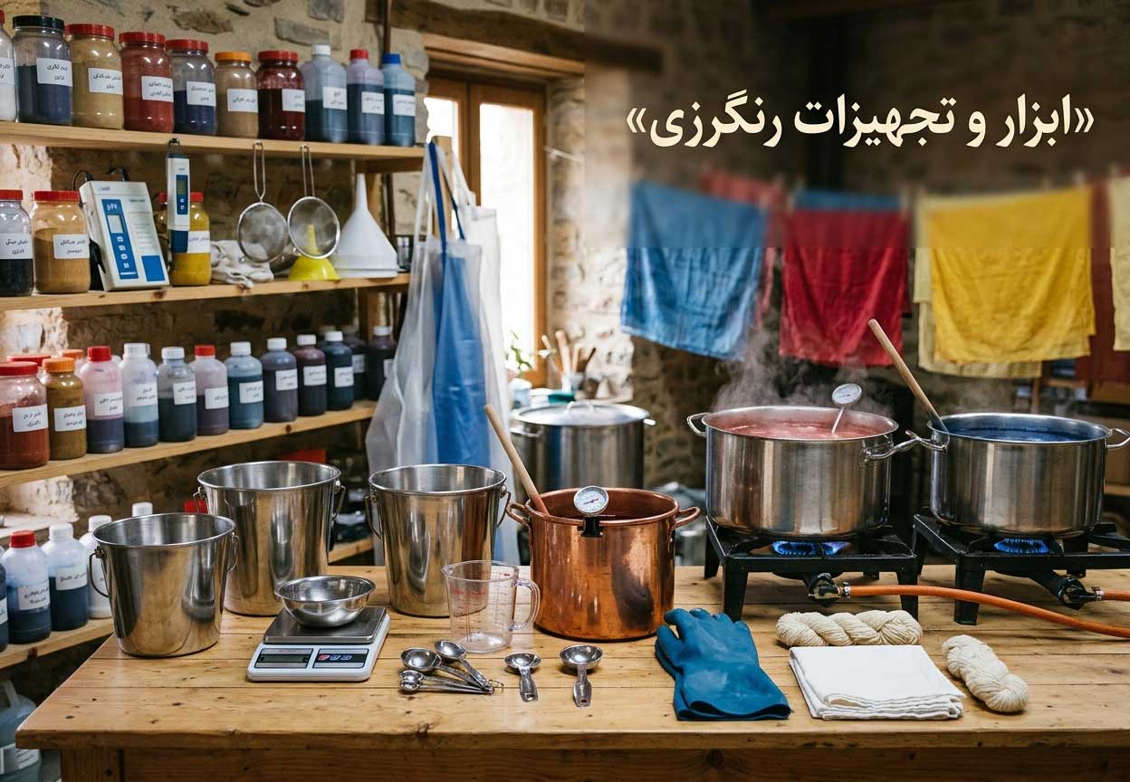 ابزار و تجهیزات رنگرزی
