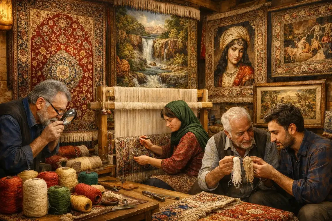 قیمت تابلو فرش به چه عواملی بستگی دارد