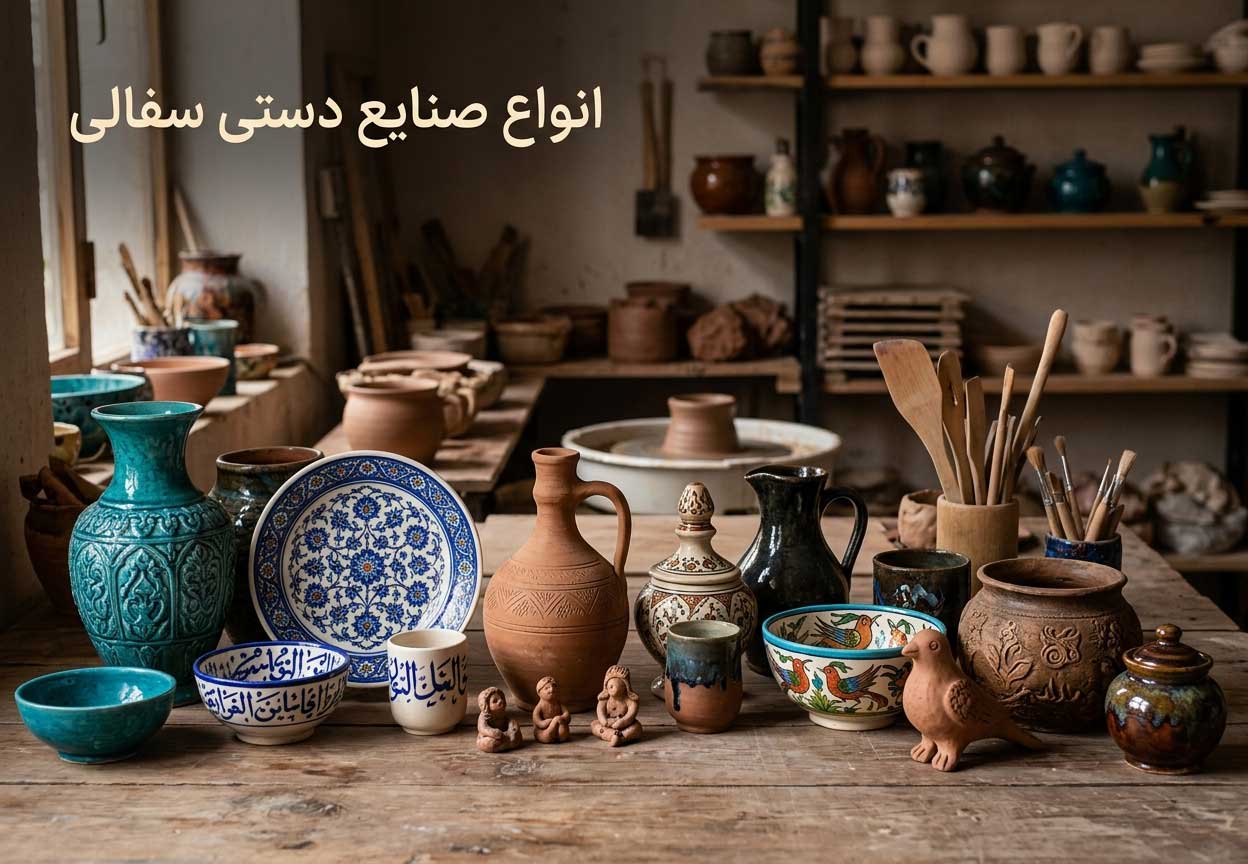 انواع صنایع دستی سفالی