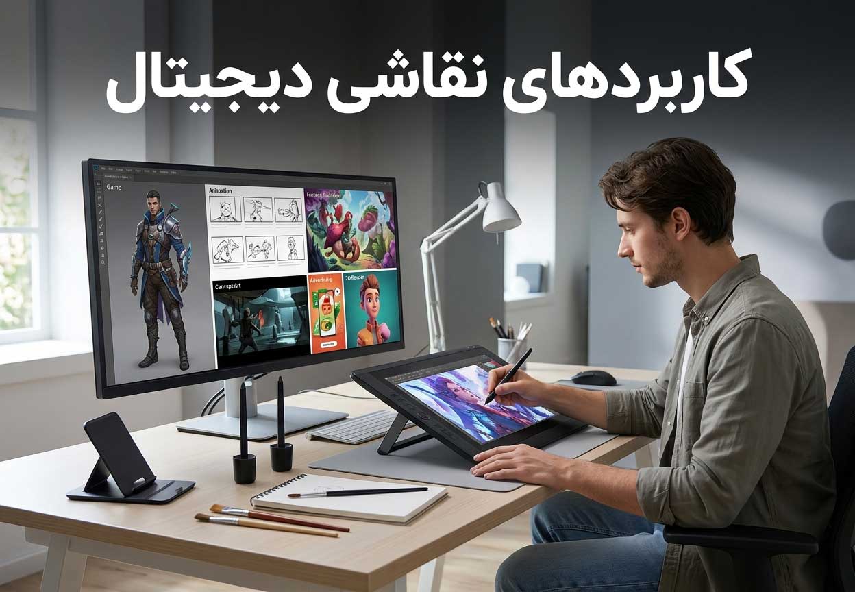 کاربردهای نقاشی دیجیتال