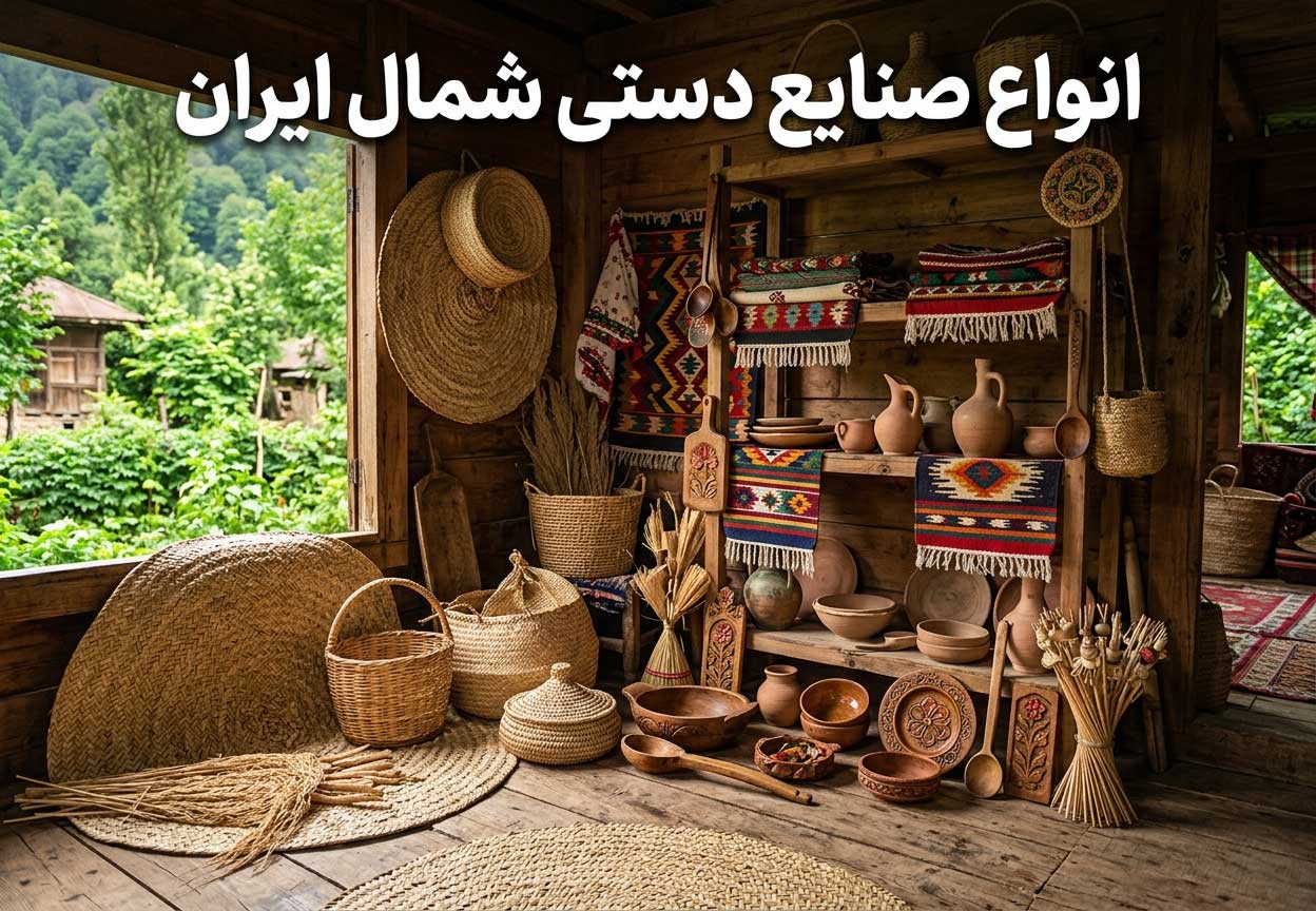 انواع صنایع دستی شمال ایران