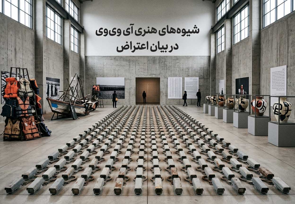 شیوه‌های هنری آی وی‌وی در بیان اعتراض