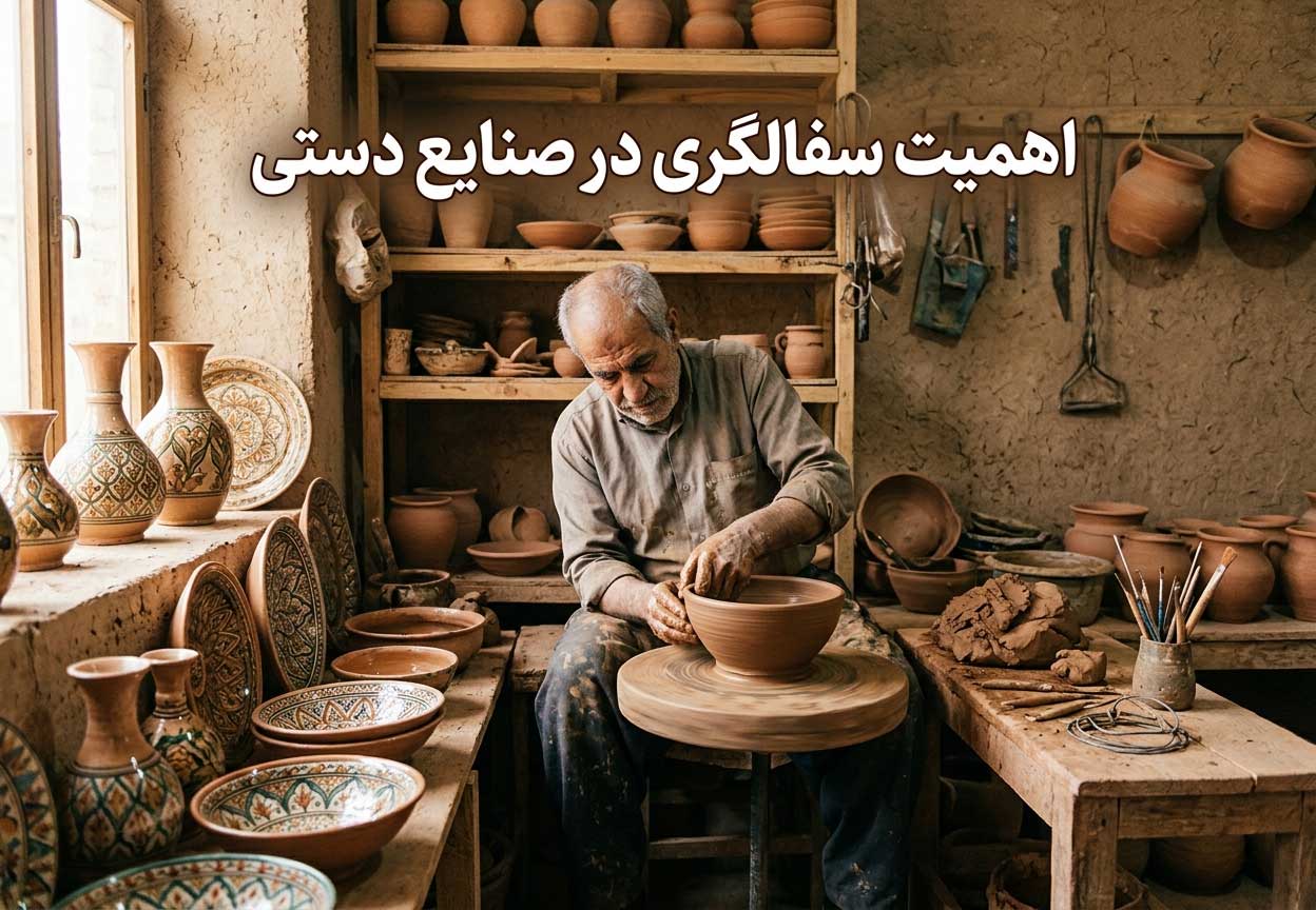 اهمیت سفالگری در صنایع دستی
