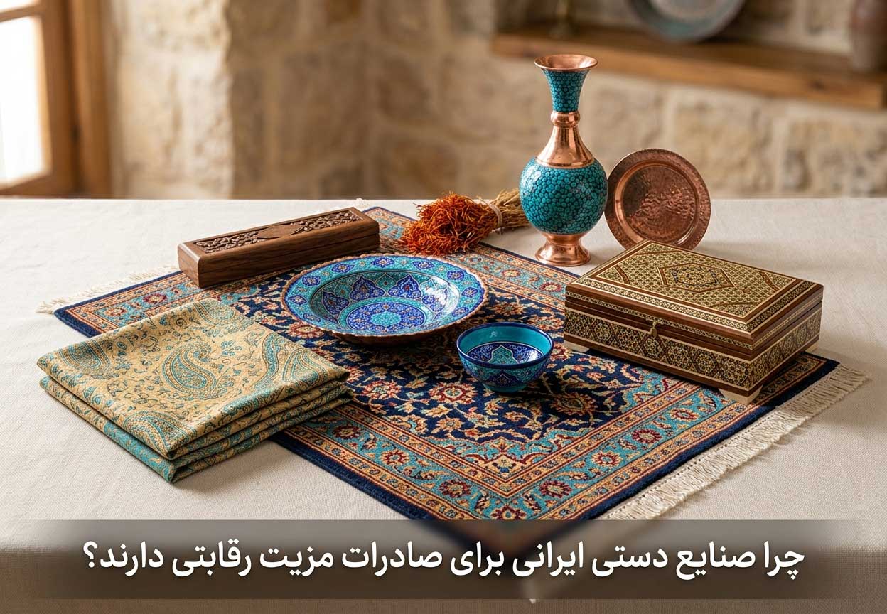 چرا صنایع دستی ایرانی برای صادرات مزیت رقابتی دارند؟