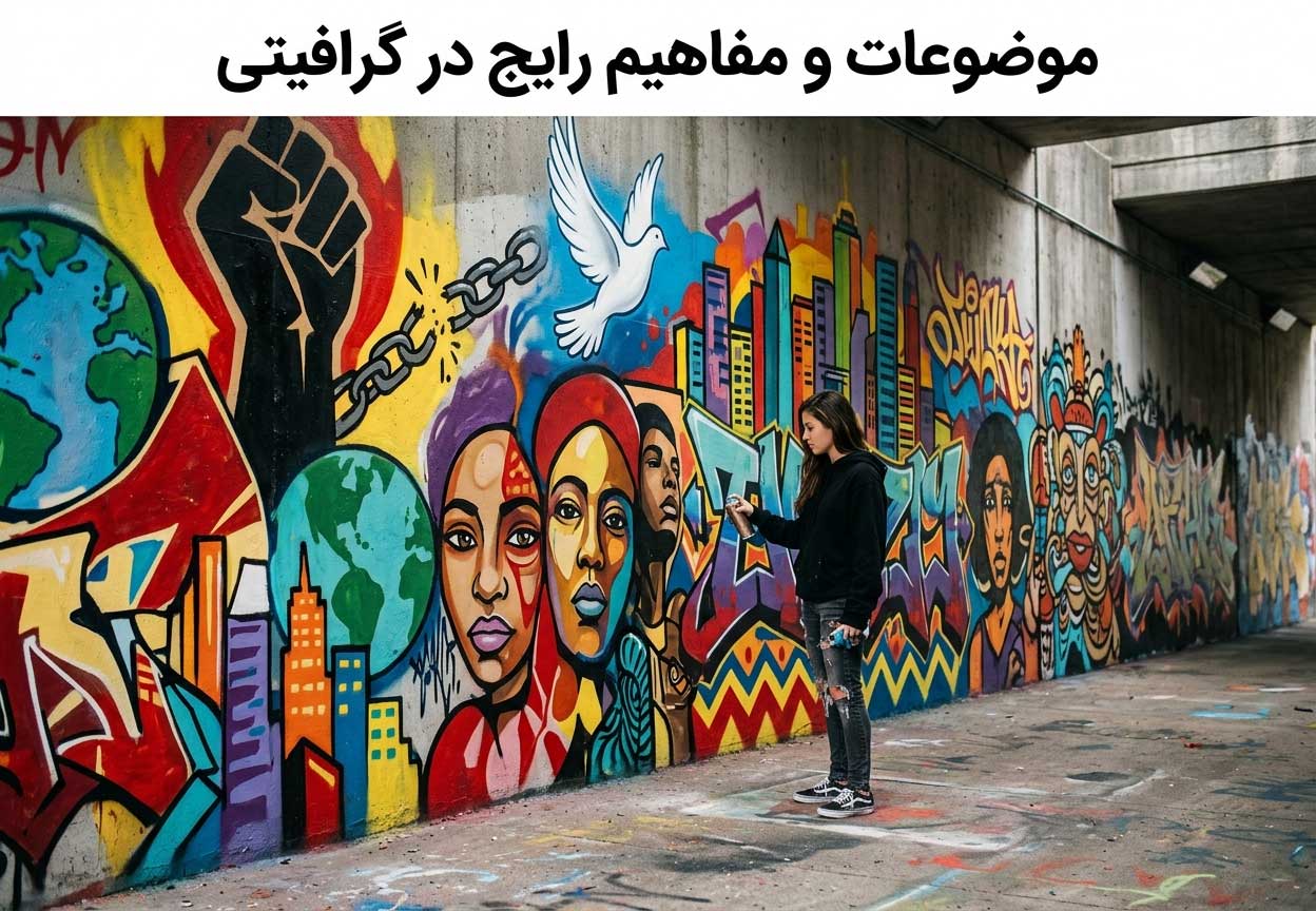 موضوعات و مفاهیم رایج در گرافیتی